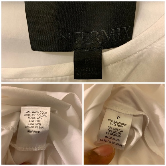 Intermix White Bell Sleeve Cut-out Mid-riff Dress - Picture 7 of 8